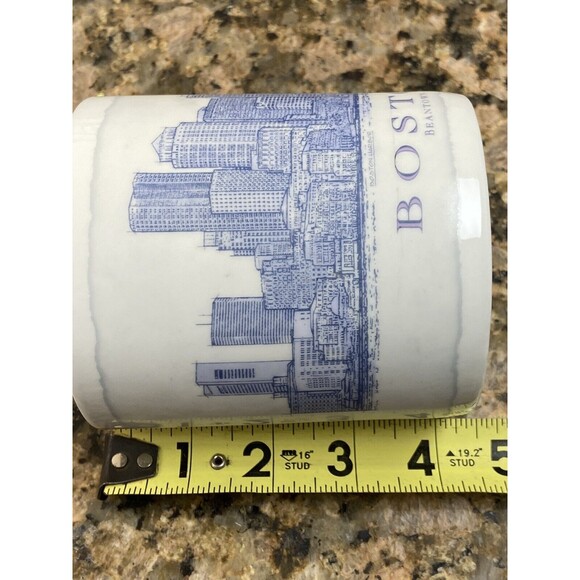 Nice Starbucks Architectural Series 2007 BOSTON Bean Town 18oz Coffee Mug RARE - Picture 7 of 7